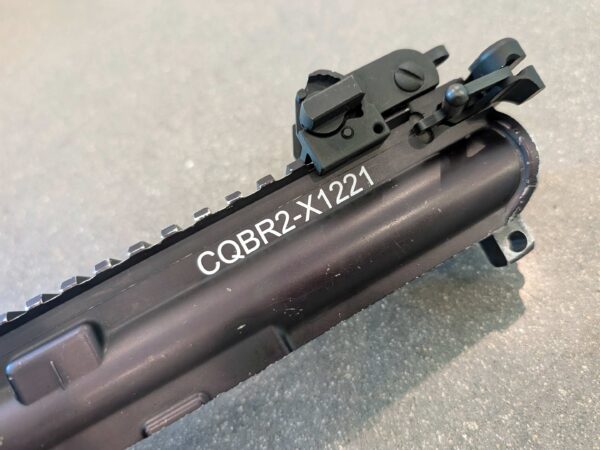 MK18 / CQBR Upper Receiver Laser Engraving