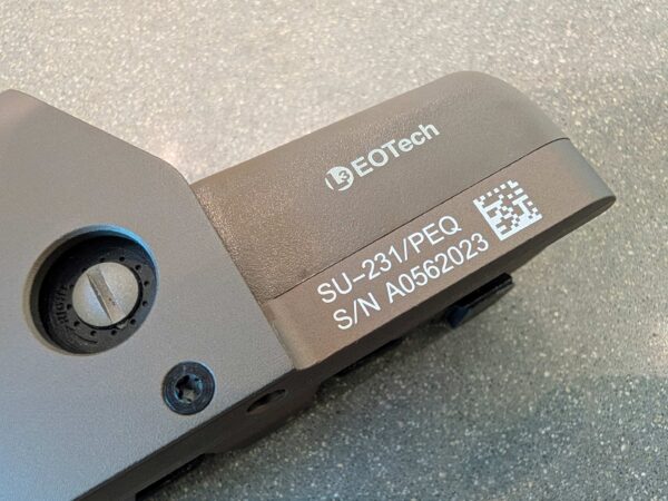 SU-231/PEQ (EOTech 553) Holographic Sight Laser Engraving